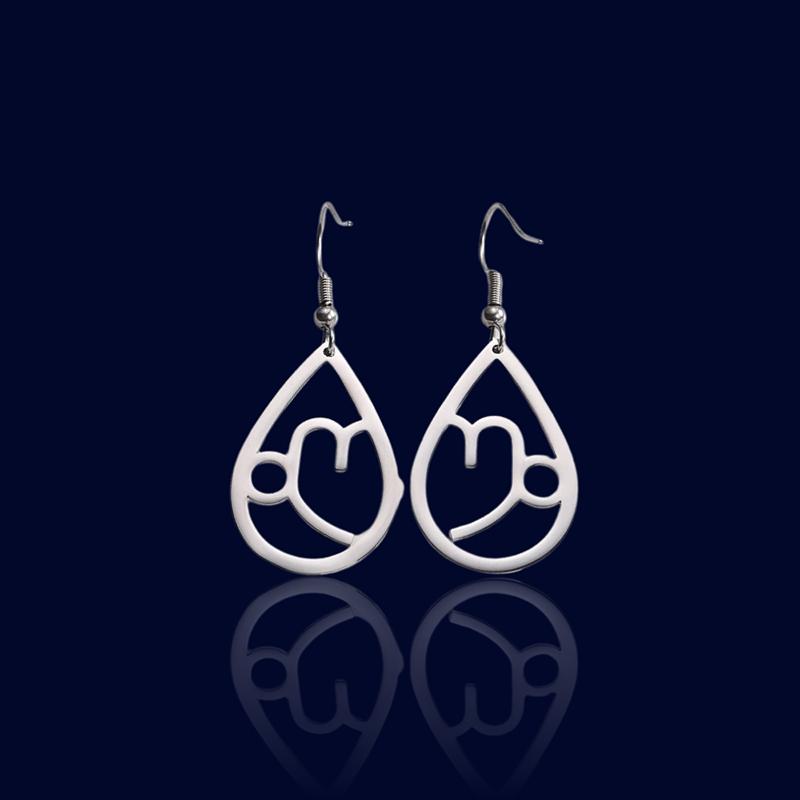 Boucles d'oreilles Astrologique Ovales Capricorne "Helios"