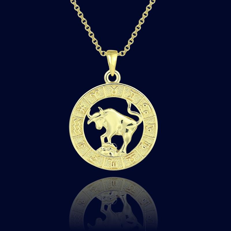 Collier Astro Taureau - Pendentif Cuivre "Aeolus"