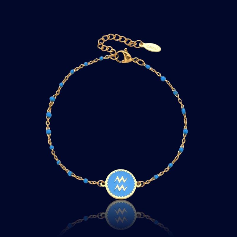 Bracelet du Zodiaque Verseau - Bijou Protection "Calypso"