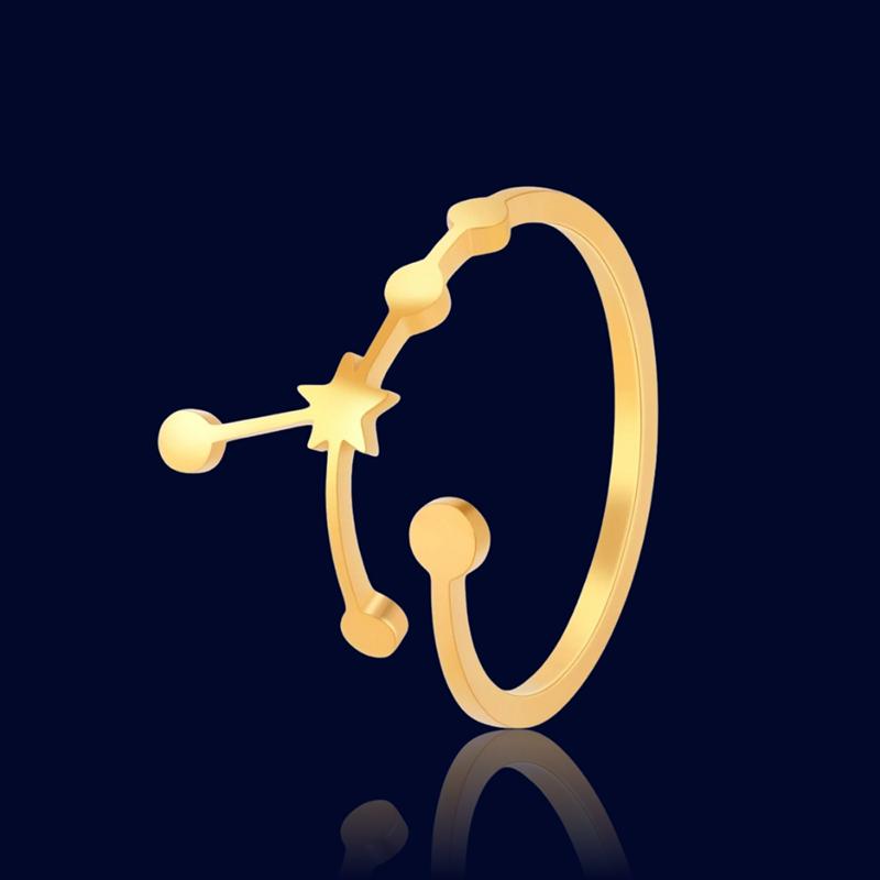 Bague Constellation Astrologique Cancer "Cassiopeia"