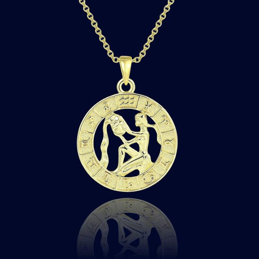 Collier Astro Verseau - Pendentif Cuivre "Aeolus"