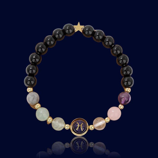 Bracelet Signe Astro Poissons - Pierre naturelle "Eurydice"