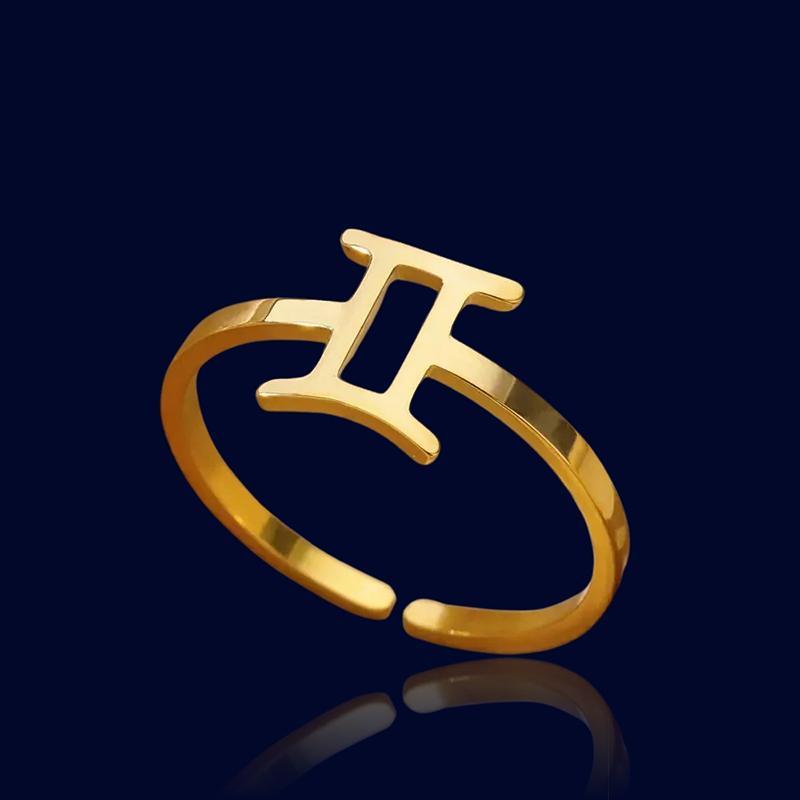 Bague Zodiaque de Protection Gémeaux "Perseus"