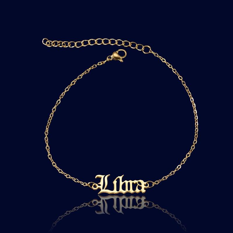 Chaine de cheville Signe Zodiaque Balance "Ganymède"