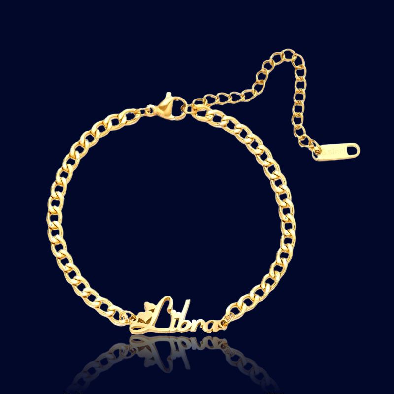 Gourmette Zodiaque Balance - Bijou Ecriture "Eros"