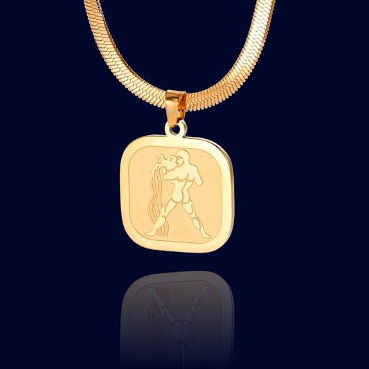Collier Astrologique Verseau - Talisman "Eurus"