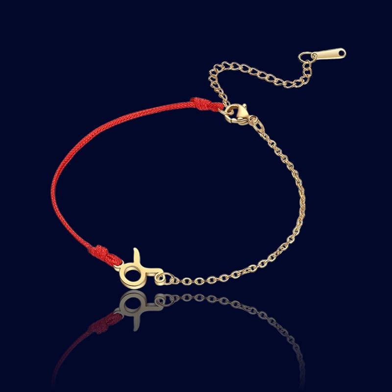 Bracelet Signe Zodiaque Taureau - Bijou Cordon "Nyssa"