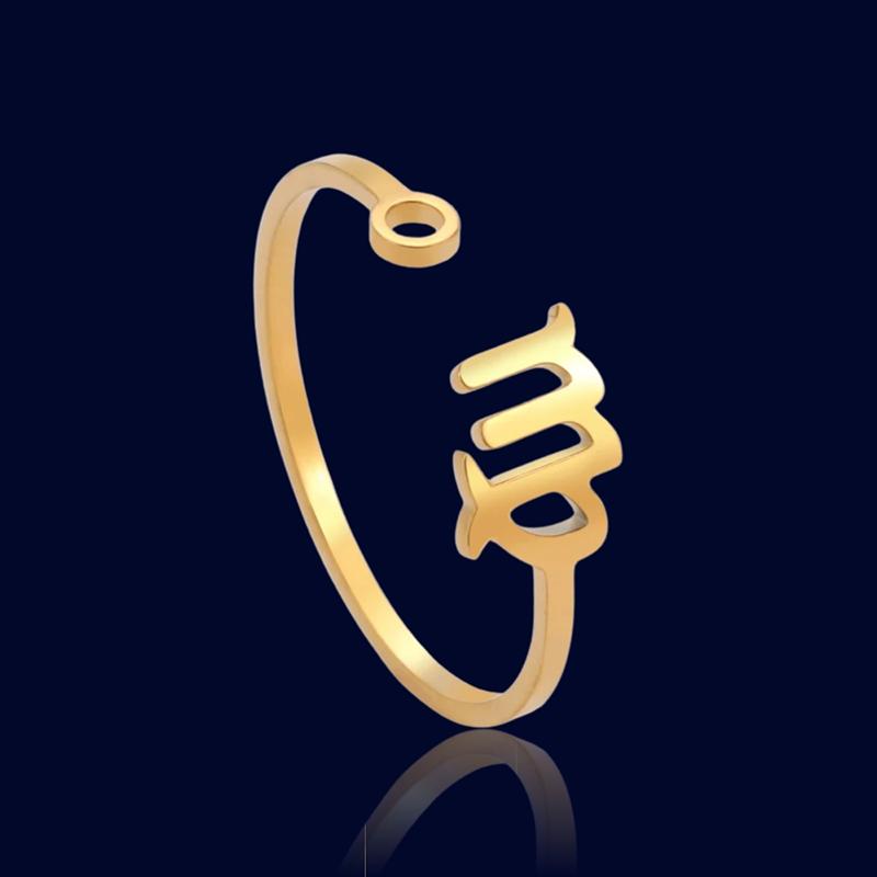 Bague Signe du Zodiaque Personnalisé Vierge "Lyra"