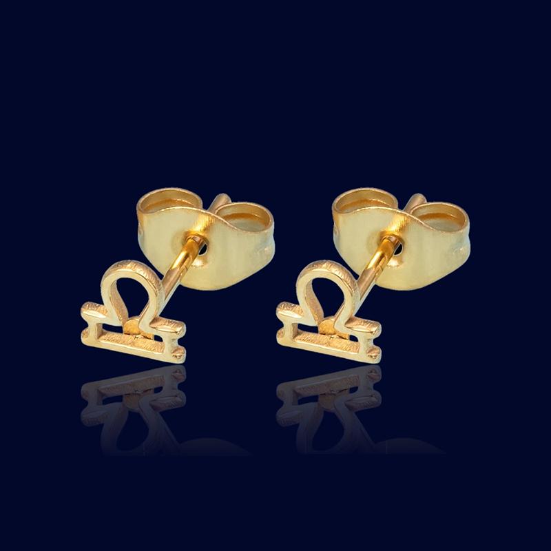 Boucles d'oreilles Mini Signe Astrologique Balance "Elara"