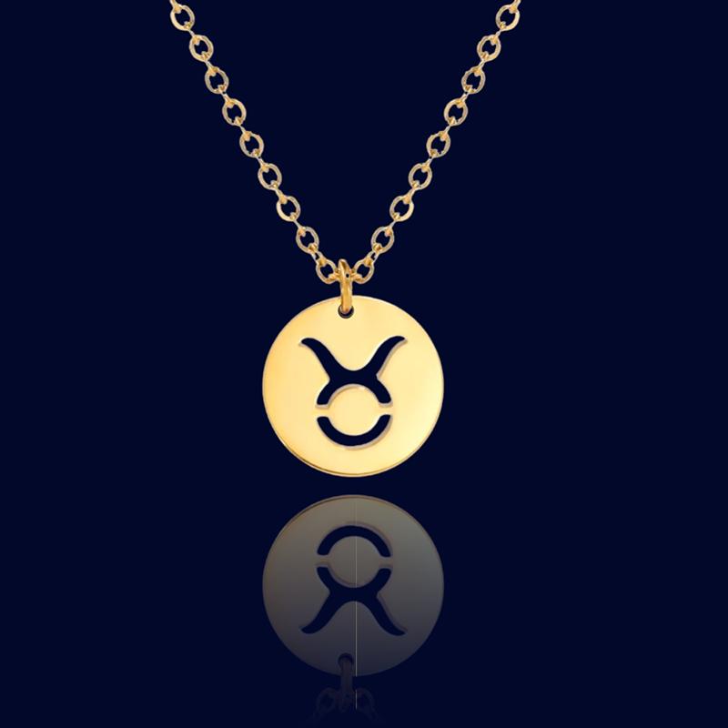 Collier Signe Astrologique Taureau - Chainette Bapteme "Hespera"