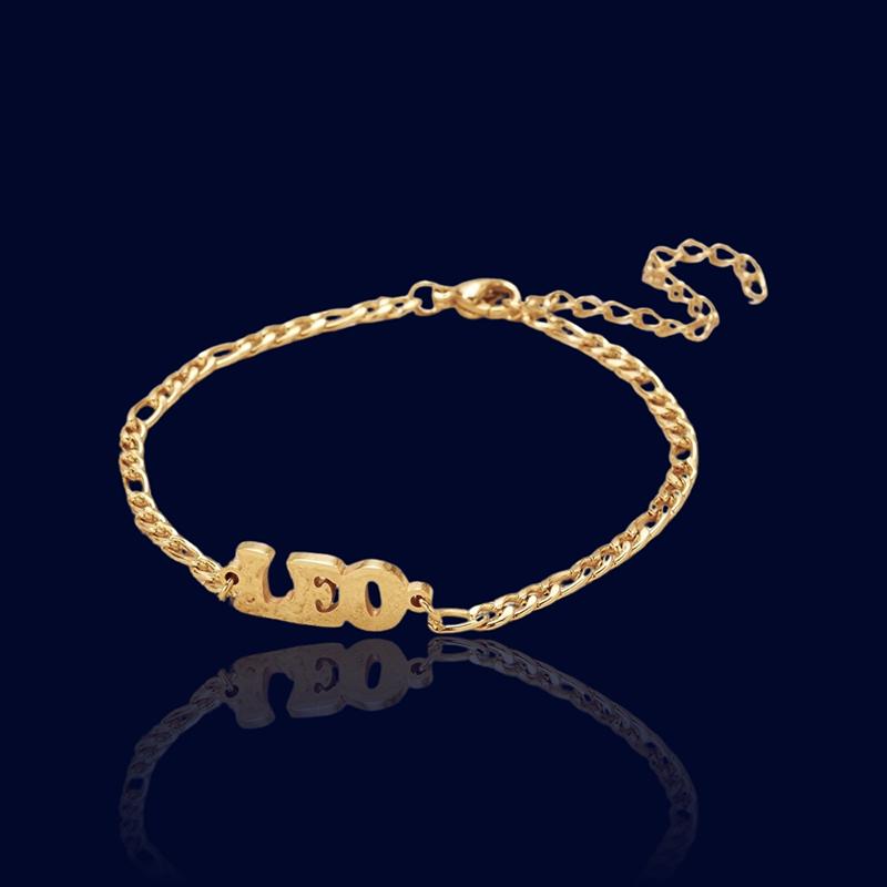 Bracelet Signe Astrologique Lion - Bijou d'Esprit "Aegis"