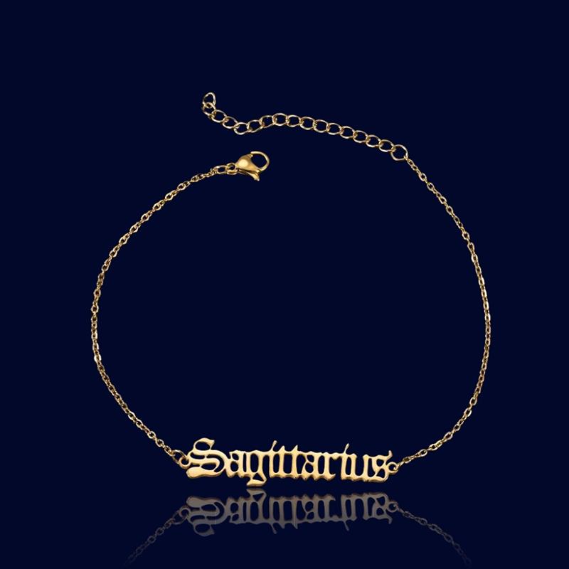 Chaine de cheville Signe Zodiaque Sagittaire "Ganymède"
