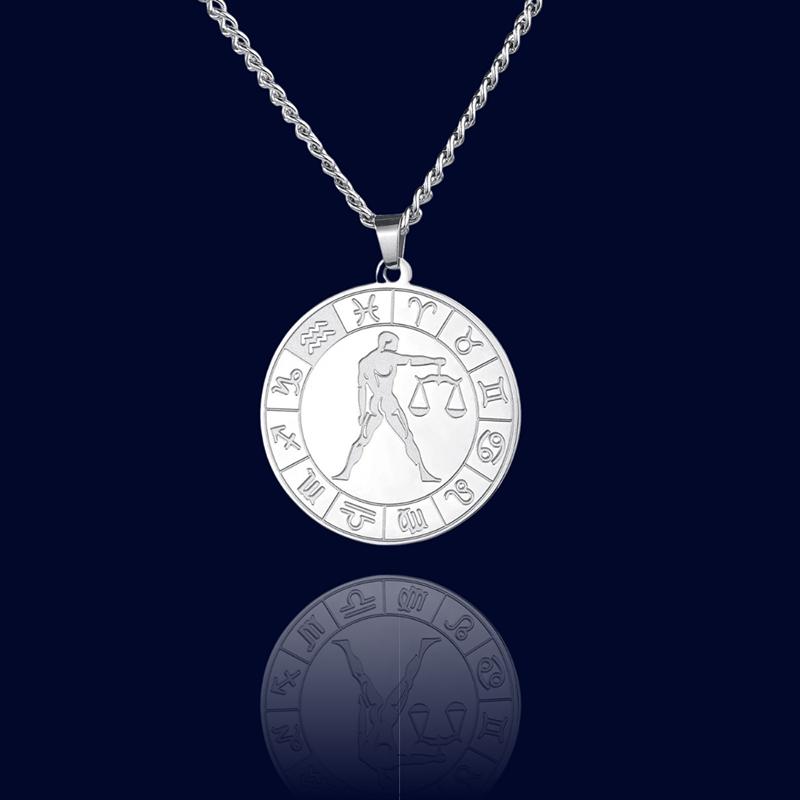 Collier Signe du Zodiaque Balance - Pendentif Cadran "Eldorado"