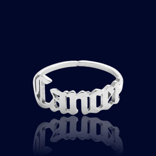 Bague Signe Zodiaque Ecriture Cancer "Alcyone"