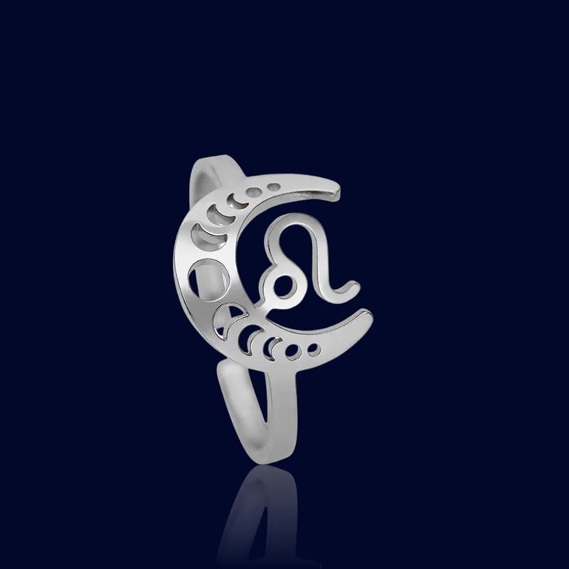 Bague Signe Astro Lunaire Lion "Astrae"