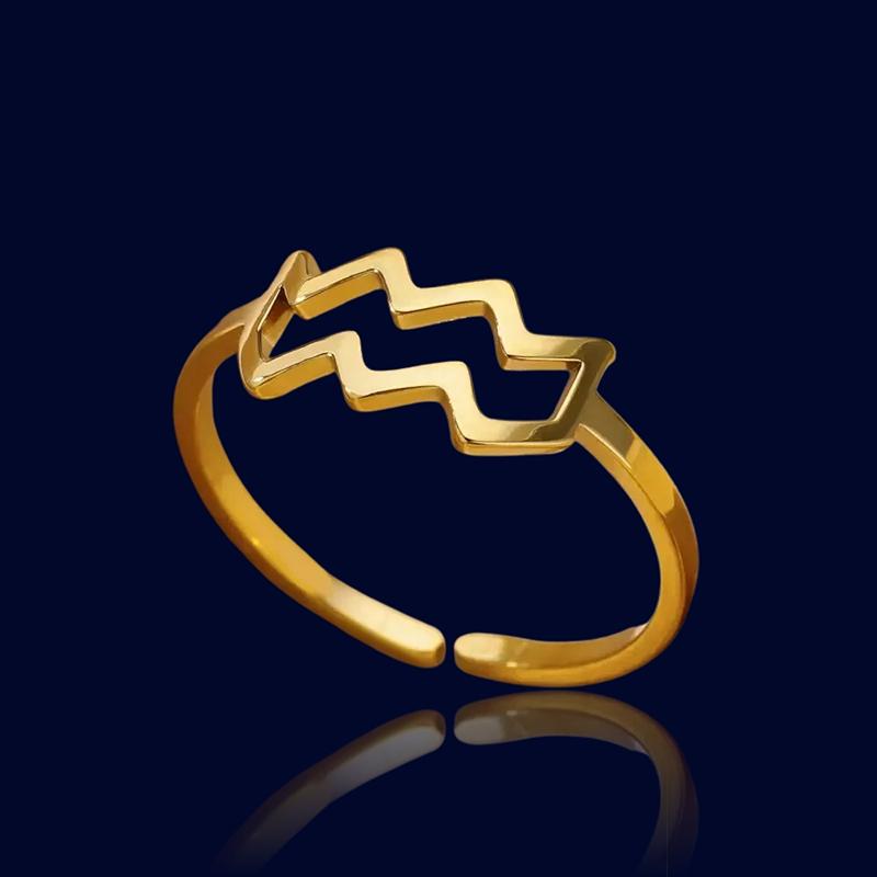 Bague Zodiaque de Protection Verseau "Perseus"