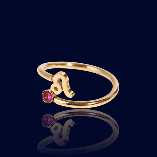 Bague Astro Pierre Lion "Hecate"