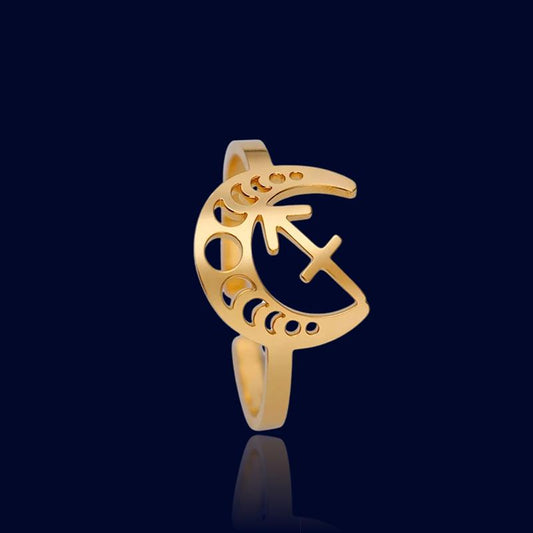 Bague Signe Astro Lunaire Sagittaire "Astrae"