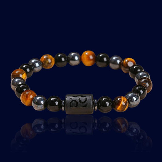 Bracelet Astro Cancer - Pierre d'Hématite "Atlas"
