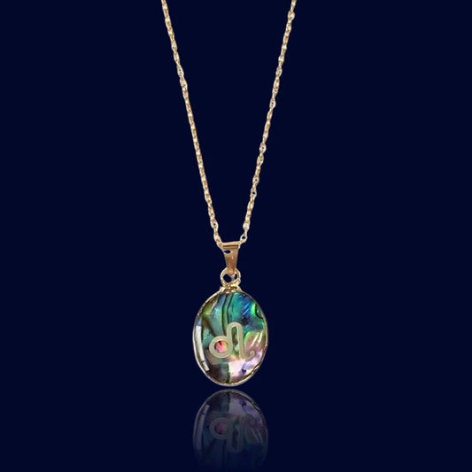 Pendentif Zodiaque Lion - Pierre de Nacre "Orion"