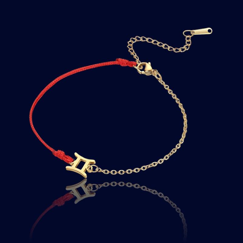 Bracelet Signe Zodiaque Gémeaux - Bijou Cordon "Nyssa"