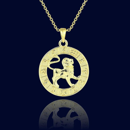 Collier Astro Lion - Pendentif Cuivre "Aeolus"