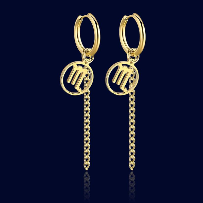 Boucles d'oreilles Pendantes Signe du Zodiaque Scorpion "Titania"