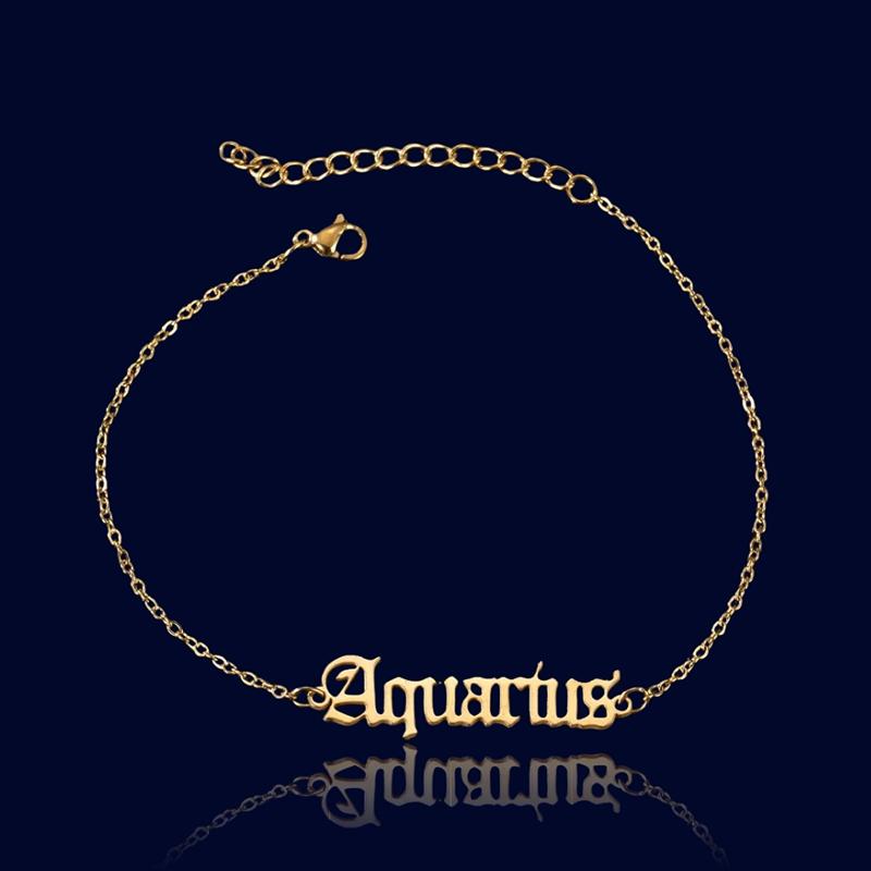 Chaine de cheville Signe Zodiaque Verseau "Ganymède"