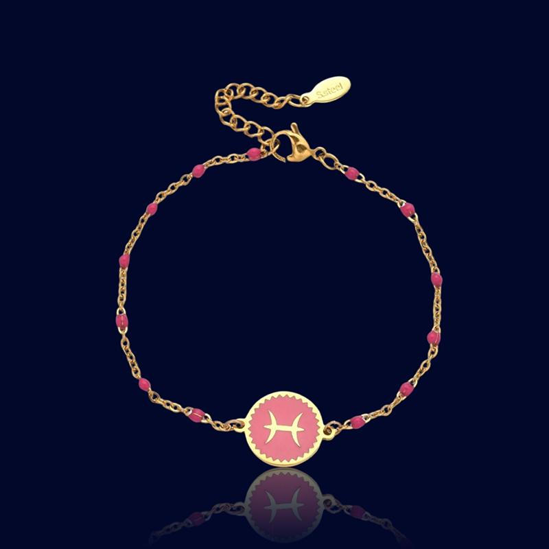 Bracelet du Zodiaque Poissons - Bijou Protection "Calypso"