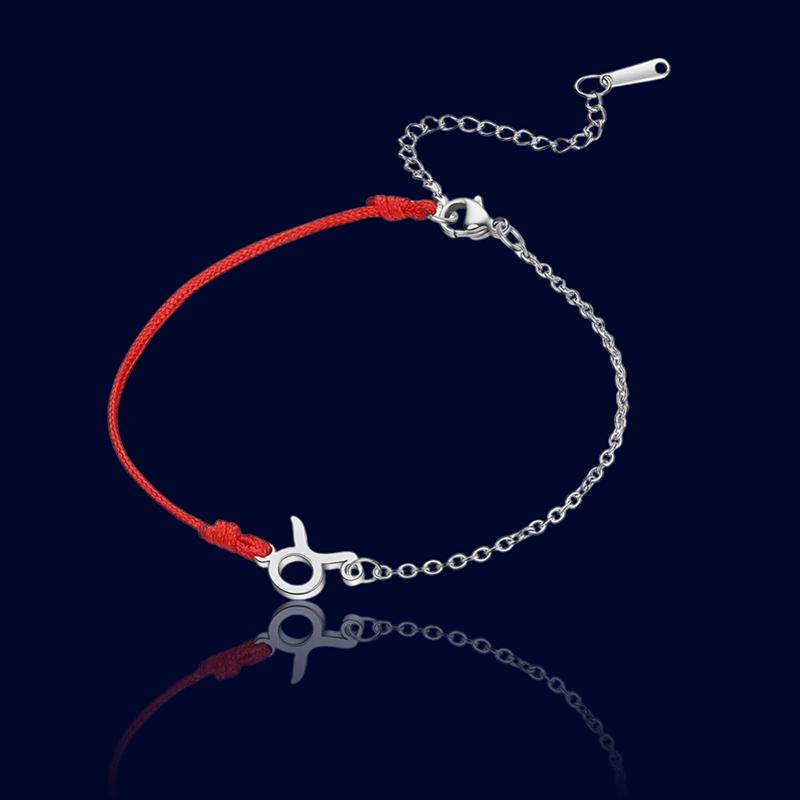 Bracelet Signe Zodiaque Taureau - Bijou Cordon "Nyssa"
