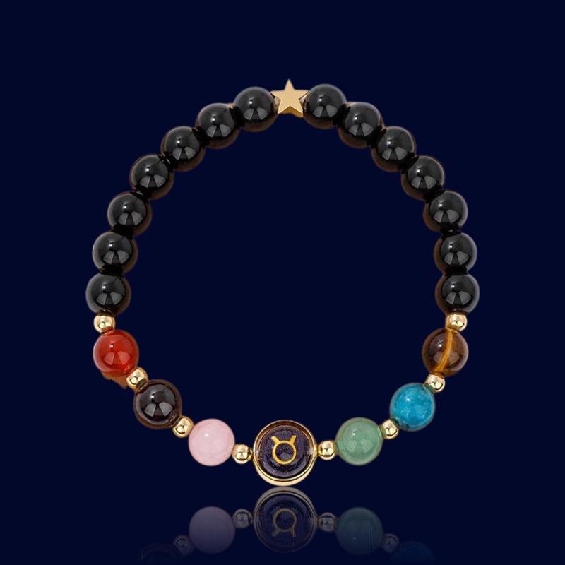 Bracelet Signe Astro Taureau - Pierre naturelle "Eurydice"