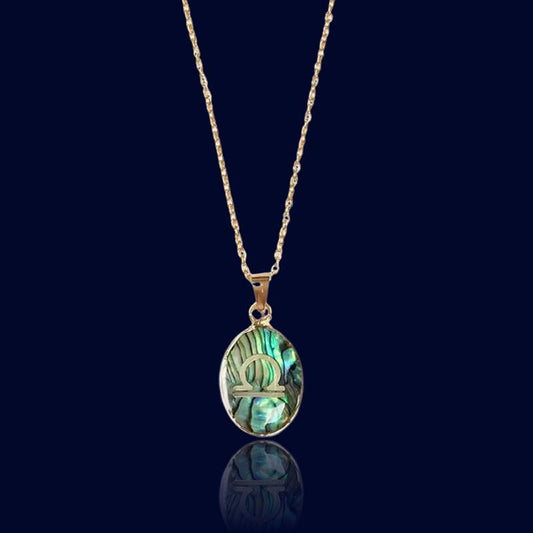 Pendentif Zodiaque Balance - Pierre de Nacre "Orion"