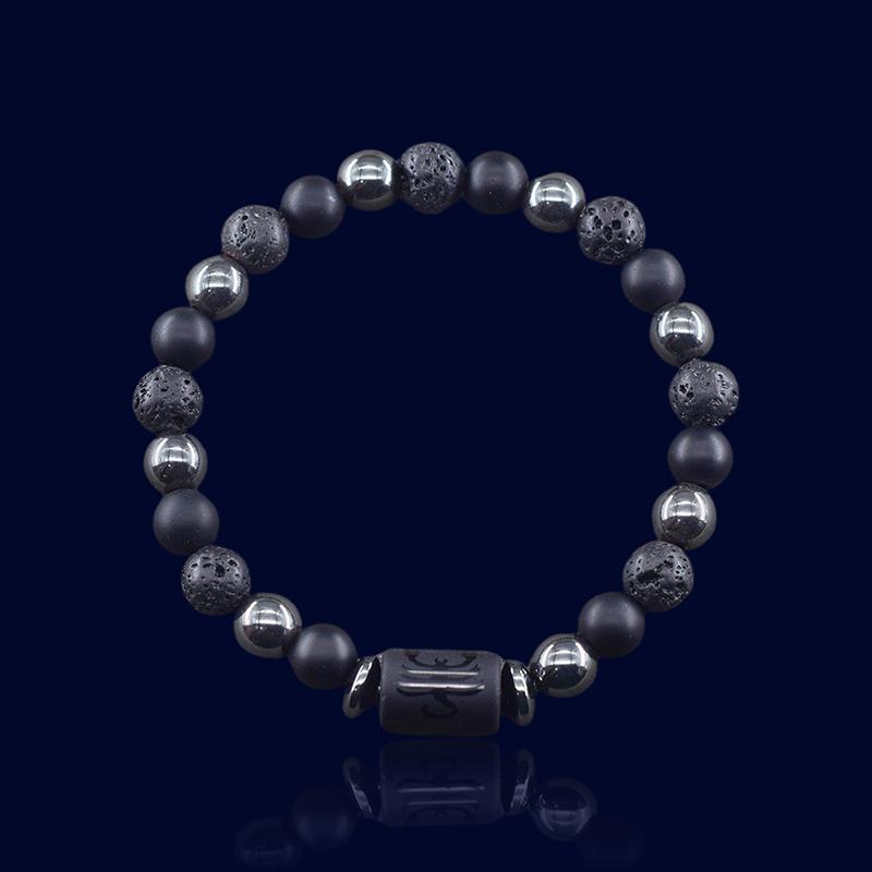 Bracelet Astrologique Scorpion - Pierre de Lave "Hephaïstos"