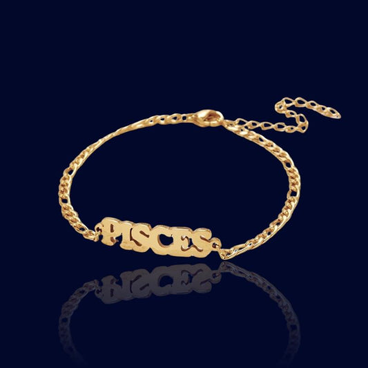 Bracelet Signe Astrologique Poissons - Bijou d'Esprit "Aegis"