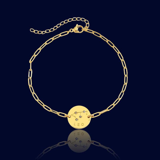 Bracelet Signe Astro Lion - Bijou Constellation "Rhea"