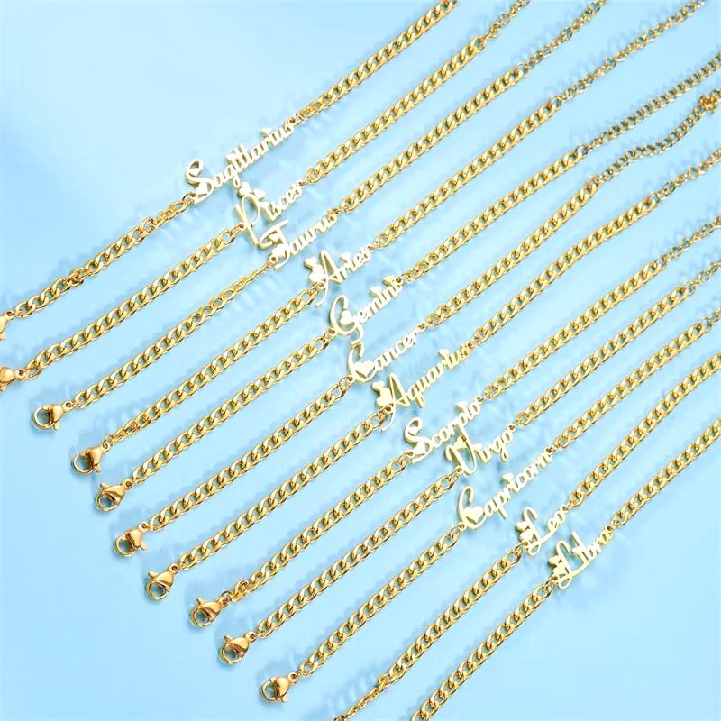 Gourmette Zodiaque Scorpion - Bijou Ecriture "Eros"