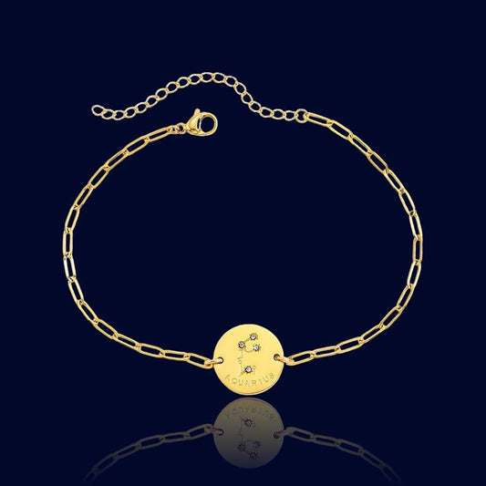 Bracelet Signe Astro Verseau - Bijou Constellation "Rhea"