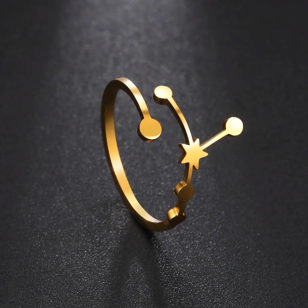 Bague Constellation Astrologique Cancer "Cassiopeia"