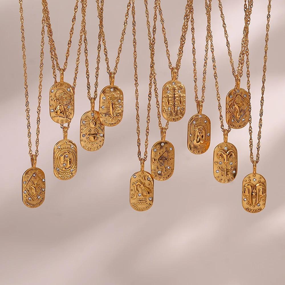 Pendentif Signe Astro Balance - Collier Ecriture "Ceres"