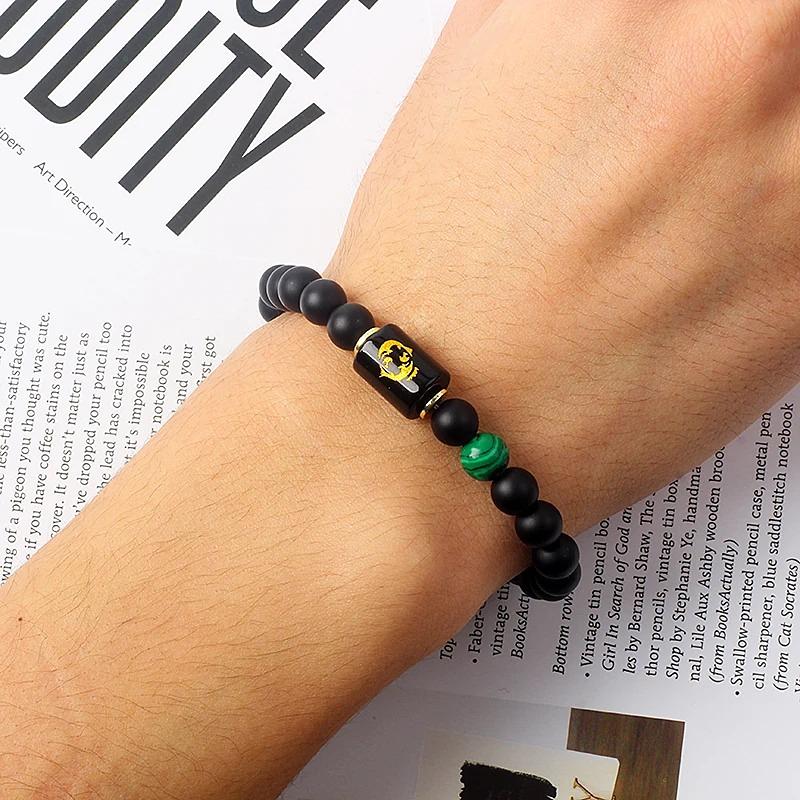 Bracelet Signe Astrologique Sagittaire - Pierre d'Onyx "Sirius"