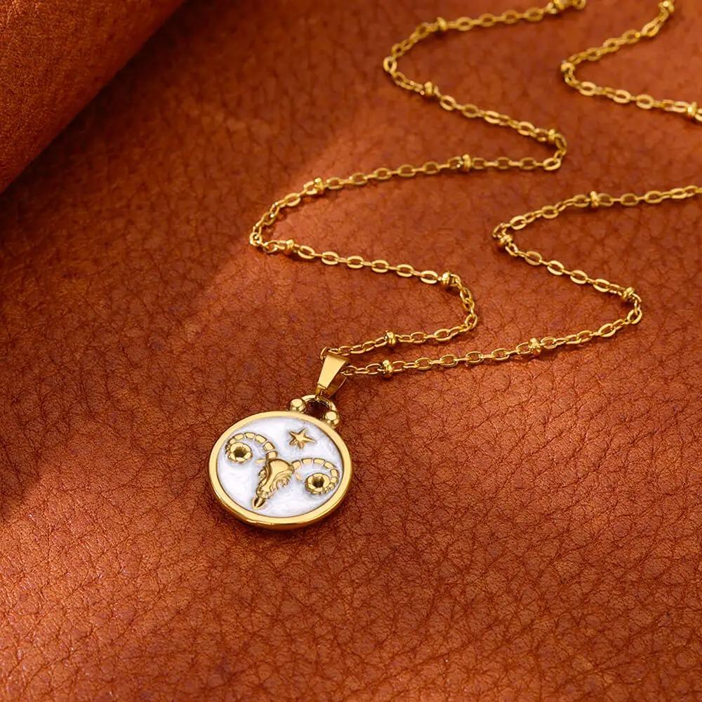 Collier Zodiaque Balance - Pendentif Constellation "Tethys"