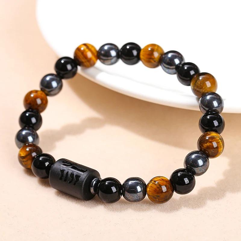 Bracelet Astro Cancer - Pierre d'Hématite "Atlas"