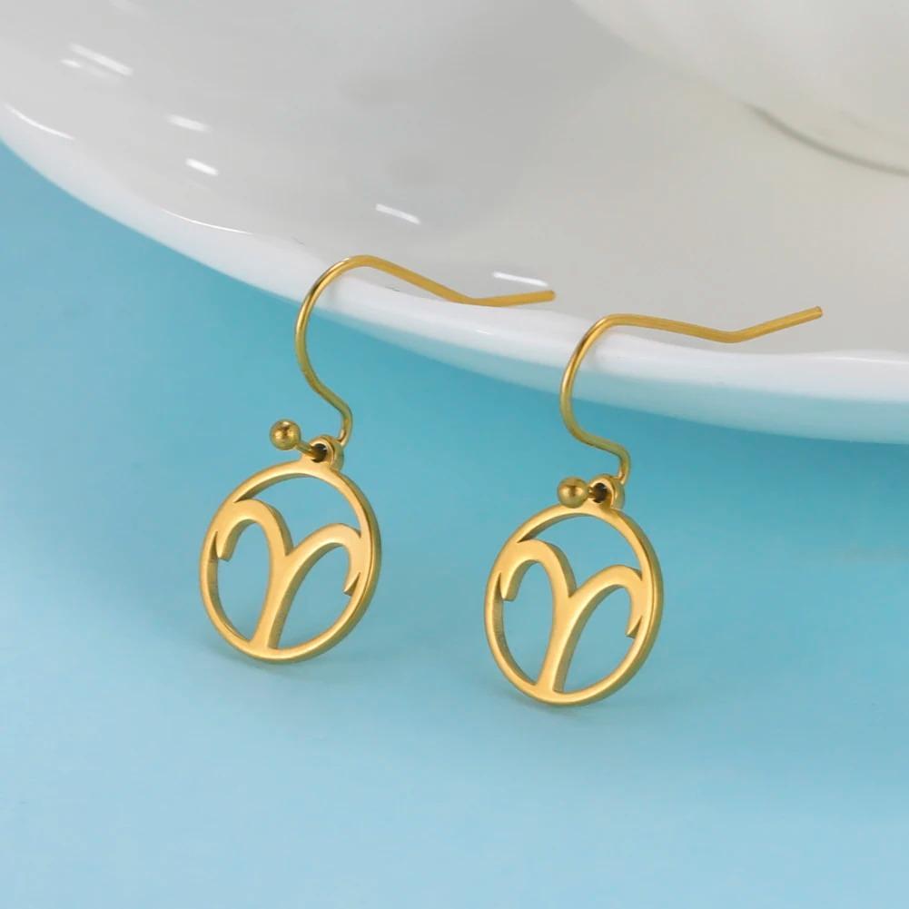 Boucles d'oreilles Zodiaque Argent Balance "Aquila"