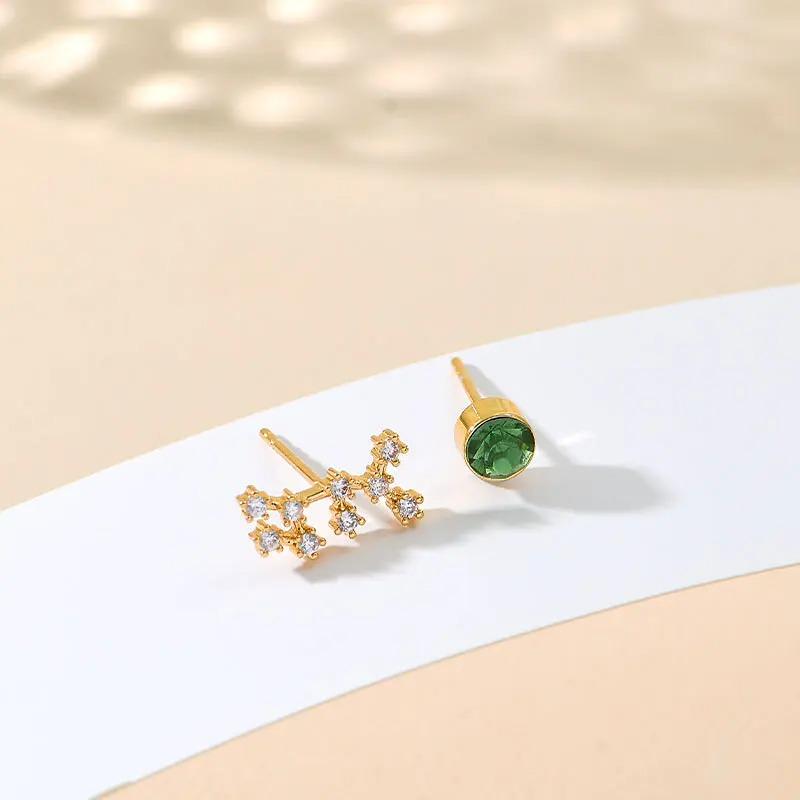 Boucles d'oreilles Signe Astro Pierre Vierge "Phoebe"