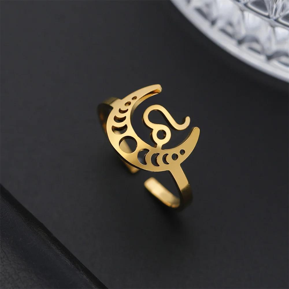 Bague Signe Astro Lunaire Lion "Astrae"
