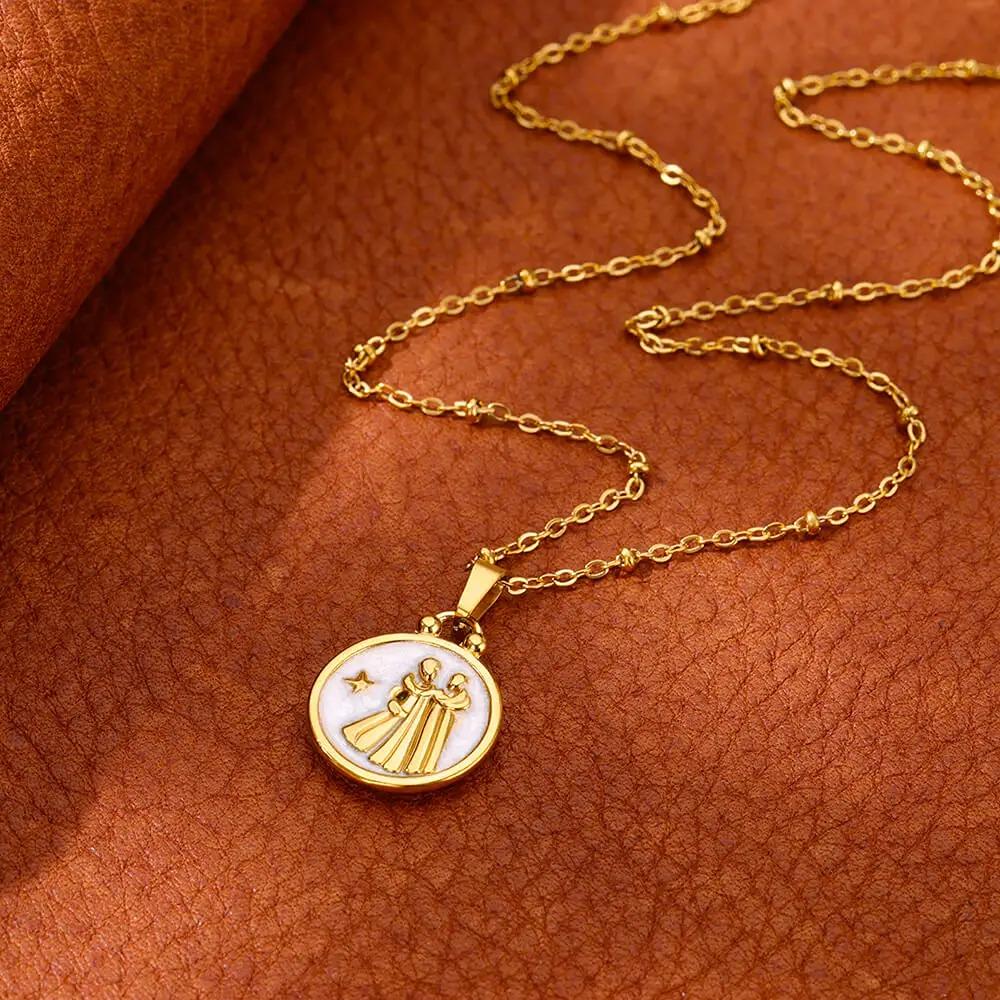 Collier Zodiaque Balance - Pendentif Constellation "Tethys"