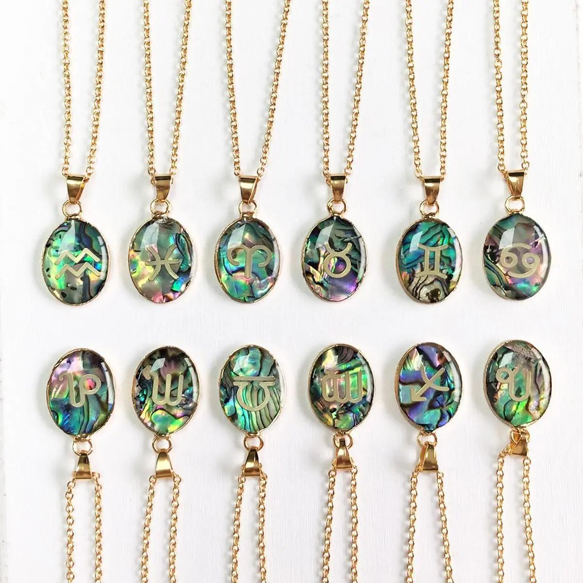 Pendentif Zodiaque Balance - Pierre de Nacre "Orion"