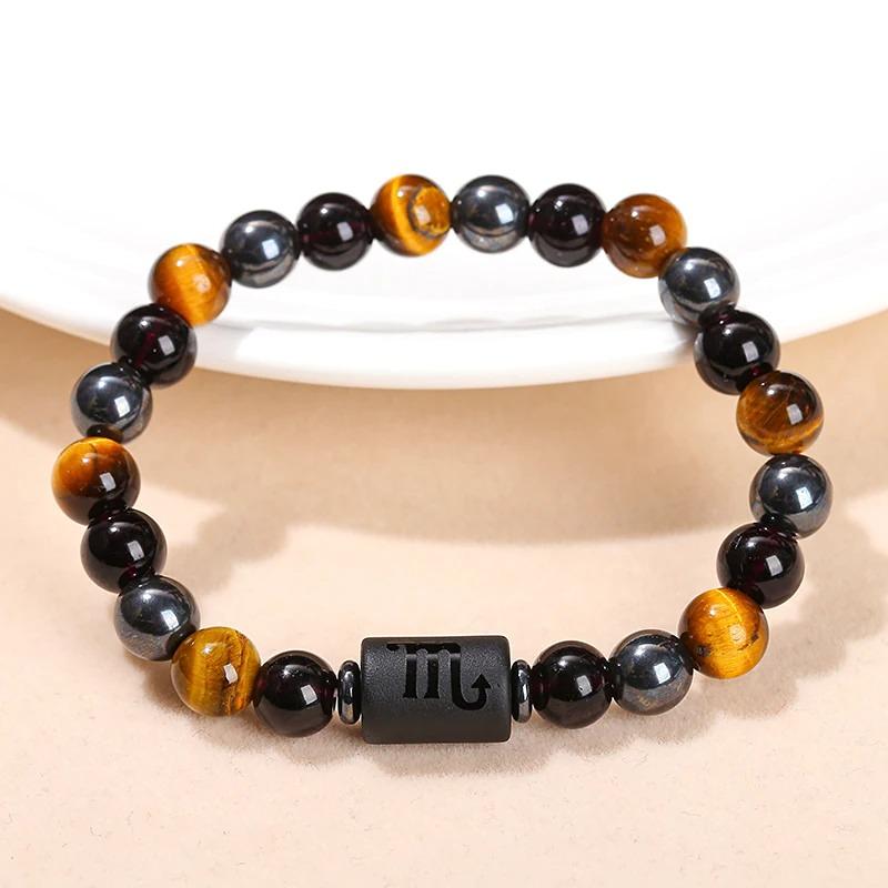 Bracelet Astro Cancer - Pierre d'Hématite "Atlas"