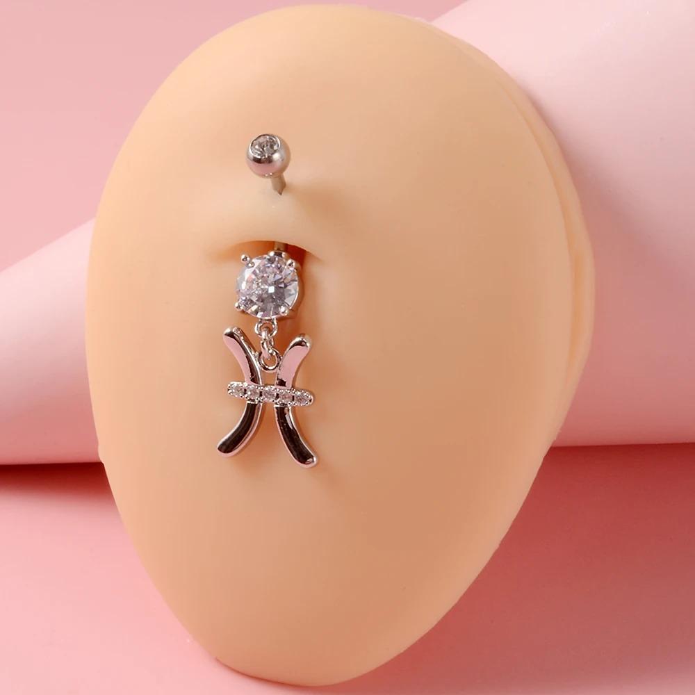 Piercing Nombril Signe Astrologique Cancer "Aphrodite"