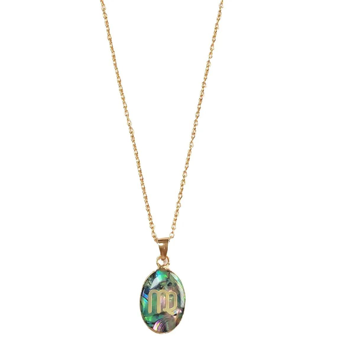 Pendentif Zodiaque Balance - Pierre de Nacre "Orion"